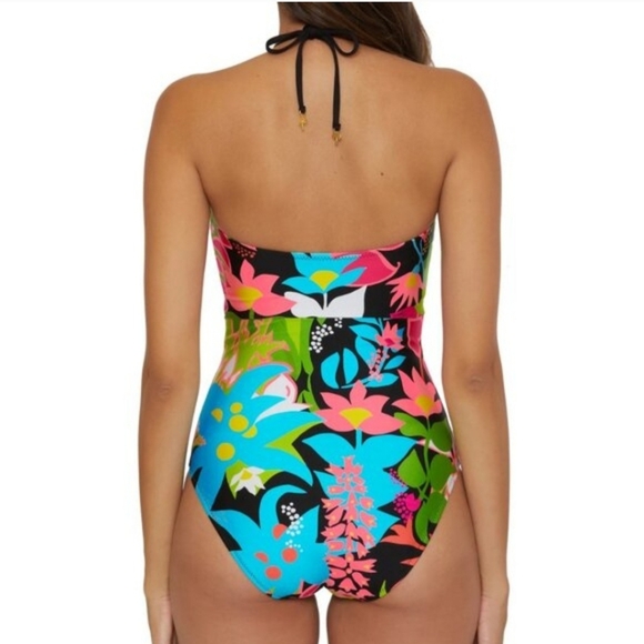 Trina Turk Tiki Swimsuit Women's Size 12 One Piece - Picture 2 of 6